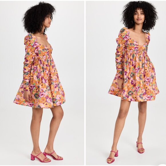 NWT Zimmermann Violet Twist Front Mini Dress US 8 - Picture 1 of 14